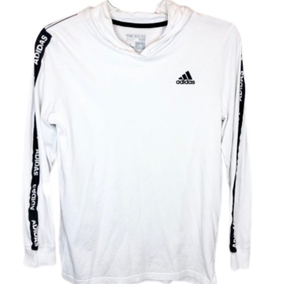 adidas Other - 5/$35 Adidas Boy's Long Sleeve Hooded Top - L
